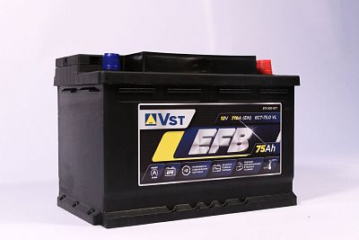 Автомобильный аккумулятор Vst Стандарт EFB 6СТ-75.0 (575 500 071)