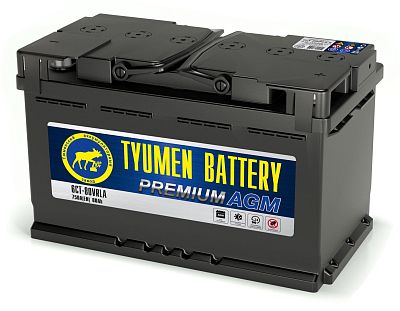 Автомобильный аккумулятор TYUMEN Battery Premium AGM 80.0 VRLA-R (315х175х190)