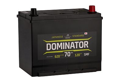 Автомобильный аккумулятор DOMINATOR (JIS) 6CT-70 А (0) D26L (арт. 570318062)