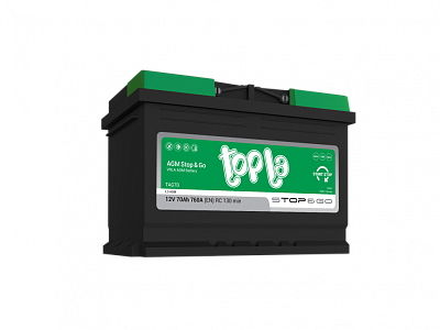 Автомобильный аккумулятор TOPLA  AGM Stop&Go 70.0 Ah+R 114070 TAG70 L3