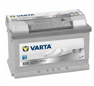 Автомобильный аккумулятор VARTA Silver Dynamic 74.0 (E38) (574402075) (278x175x175)