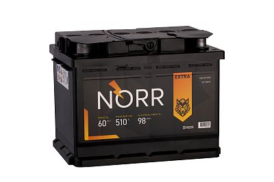 Автомобильный аккумулятор NORR 6СТ-60 (1) VL (арт.560107090)