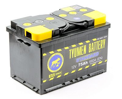 Автомобильный аккумулятор TYUMEN Battery Standart 75.1 Ач L+ EN660A (278х175х190)