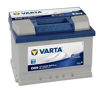Автомобильный аккумулятор VARTA Blue Dynamic D59 6СТ-60.0 (560 409 054) низкий