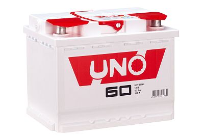 Автомобильный аккумулятор UNO 6СТ-60 (0) NR (арт. 560108010)