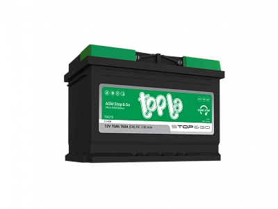 Автомобильный аккумулятор TOPLA  AGM Stop&Go 70.0 Ah+R 114070 TAG70 L3